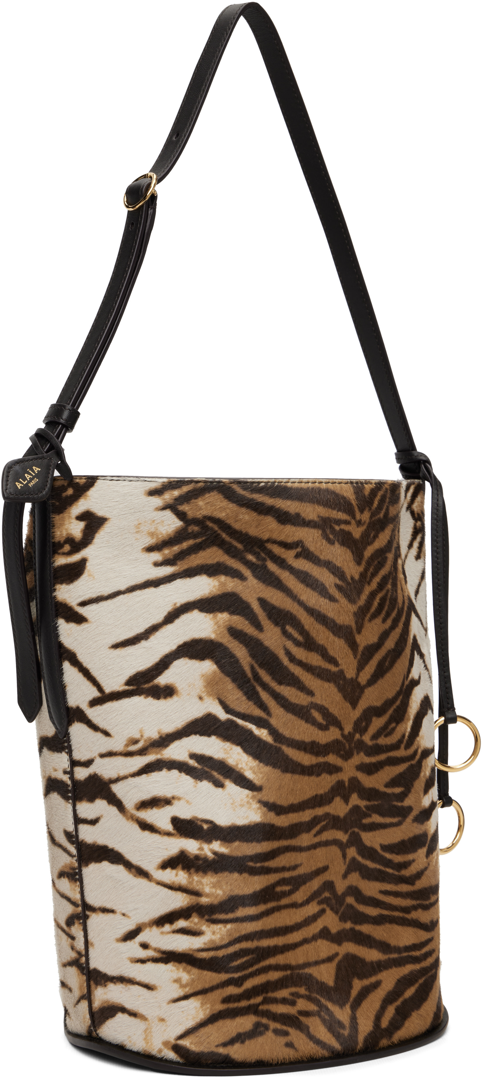 ALAÏA - Petit sac seau Hip brun