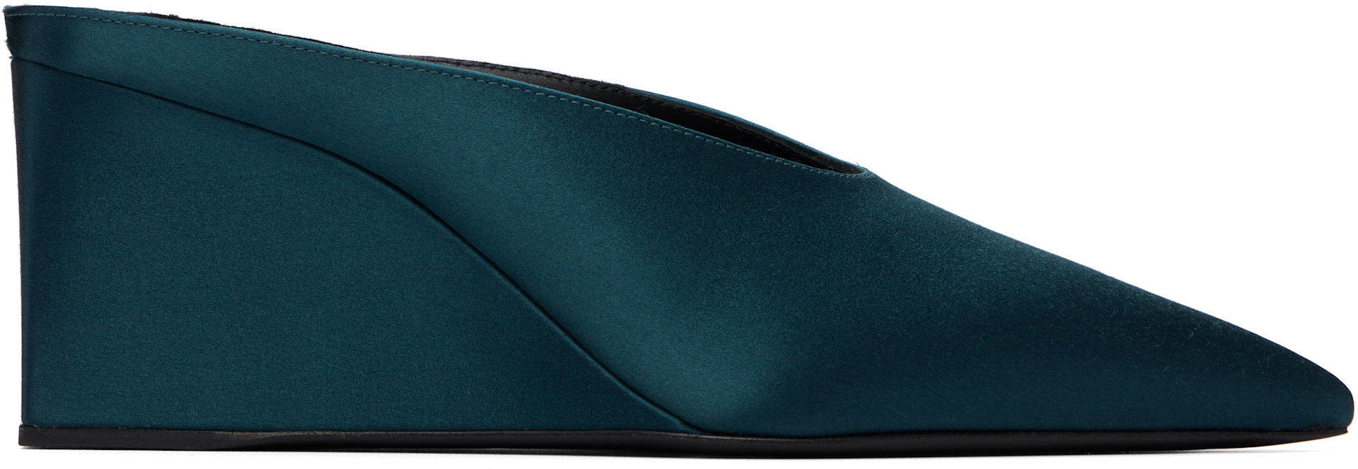 ALAÏA - Chaussures à talon de style mule Cube bleues