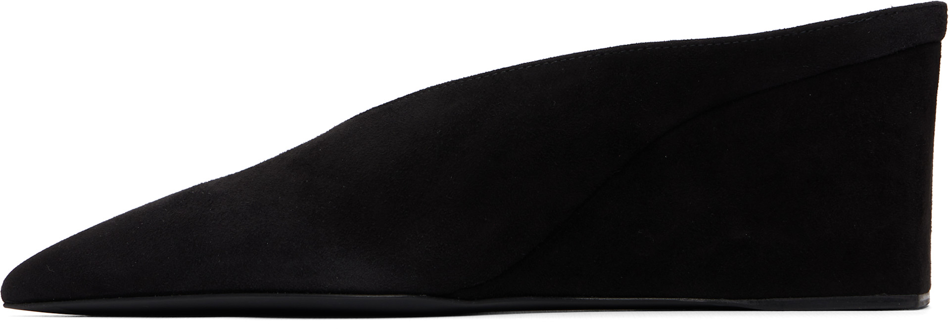 ALAÏA - Chaussures à talon compensé de style mule Cube noires