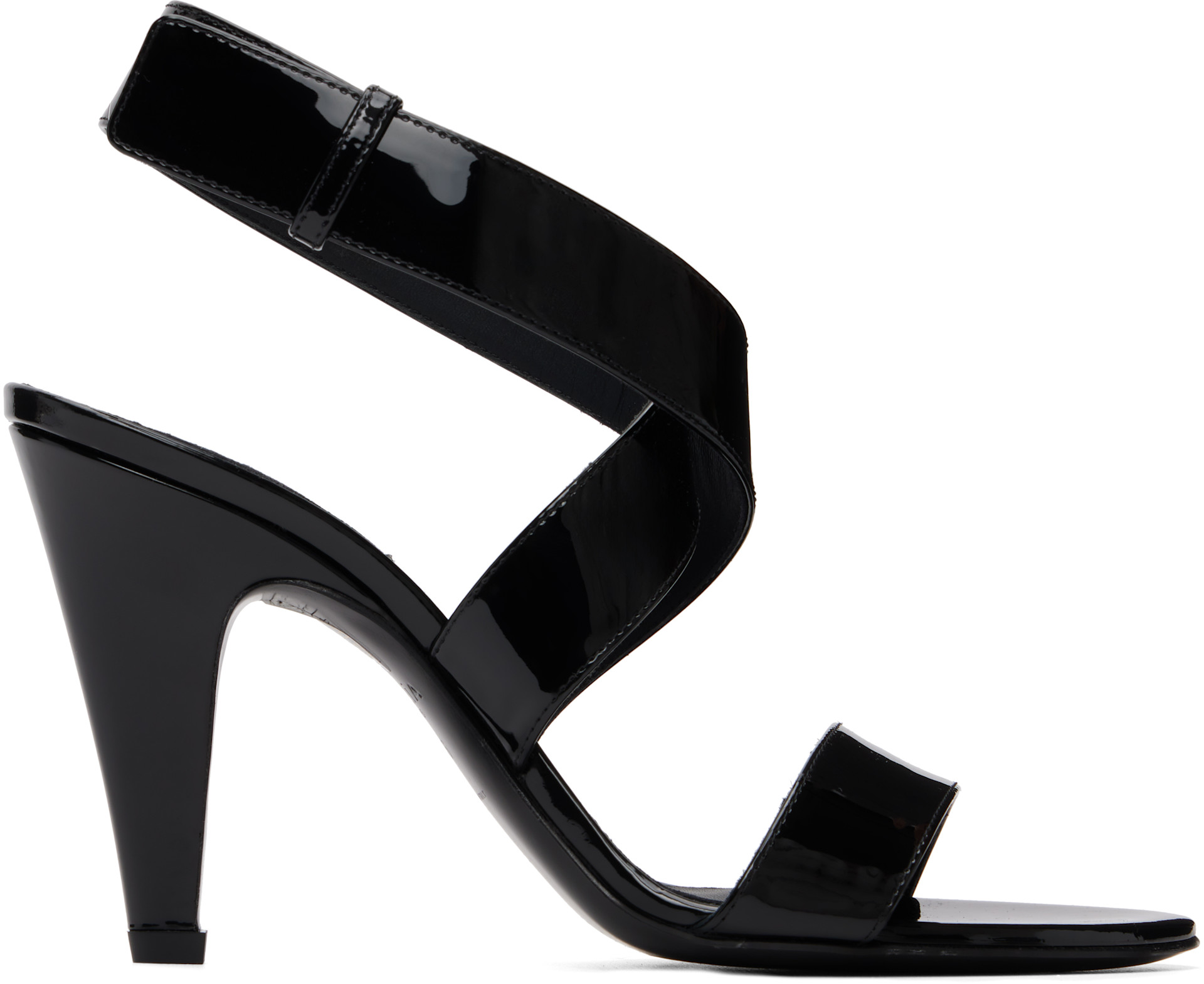 ALAÏA - Sandales à talon Cone noires