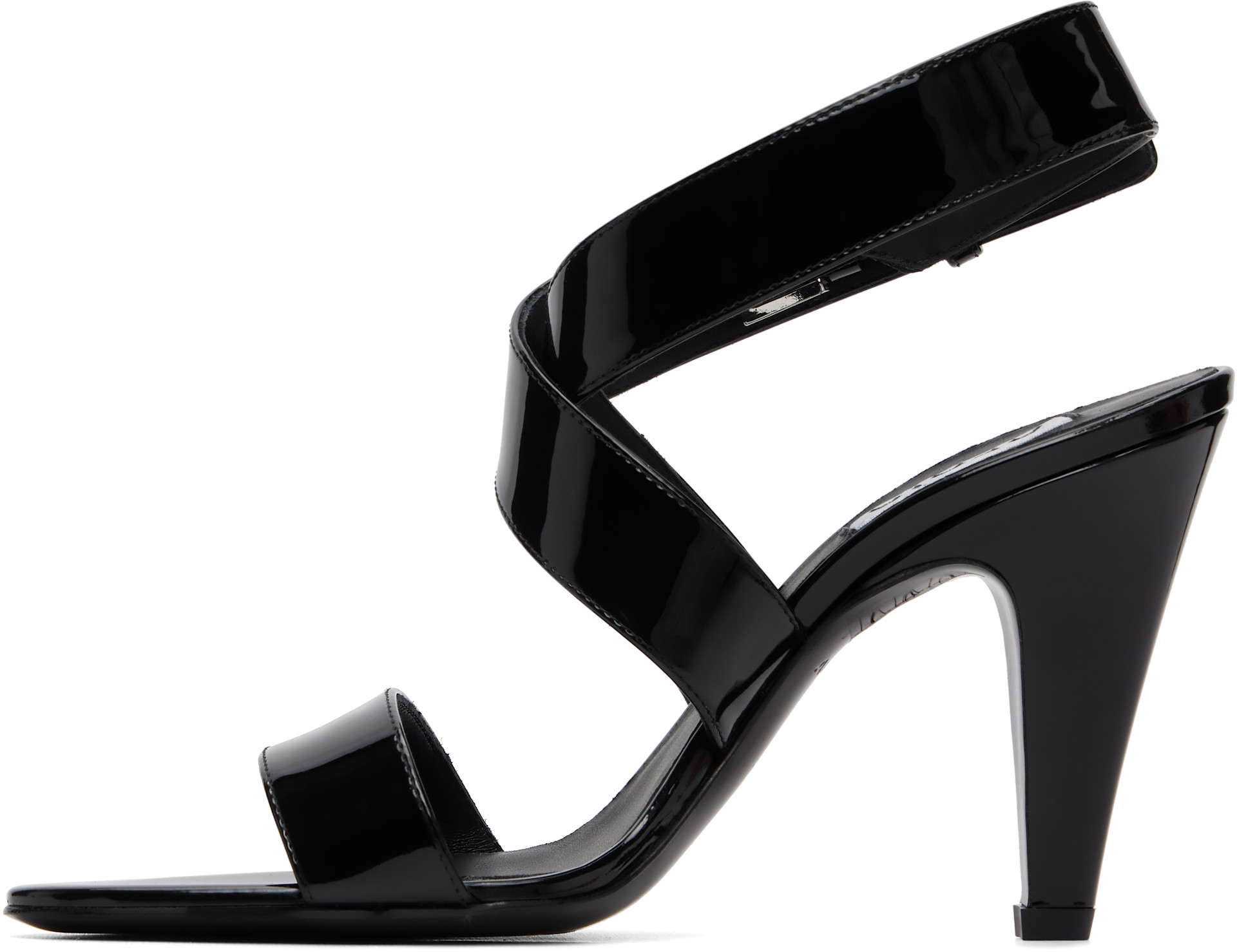 ALAÏA - Sandales à talon Cone noires