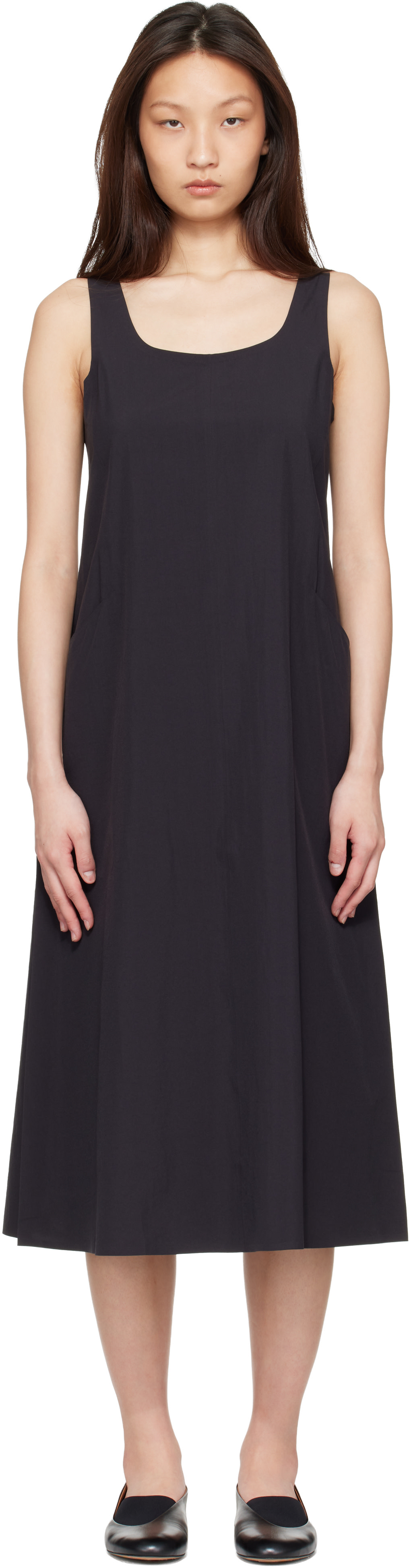 Veilance - Robe longue Cila SL noire