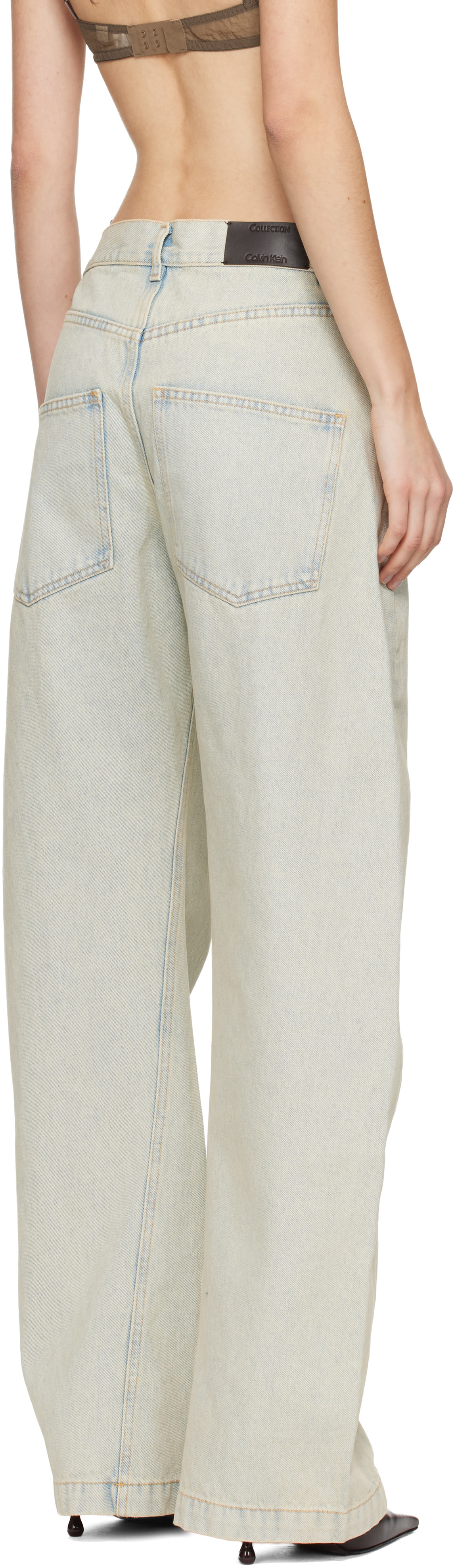 Calvin Klein Collection - Jean décontracté bleu