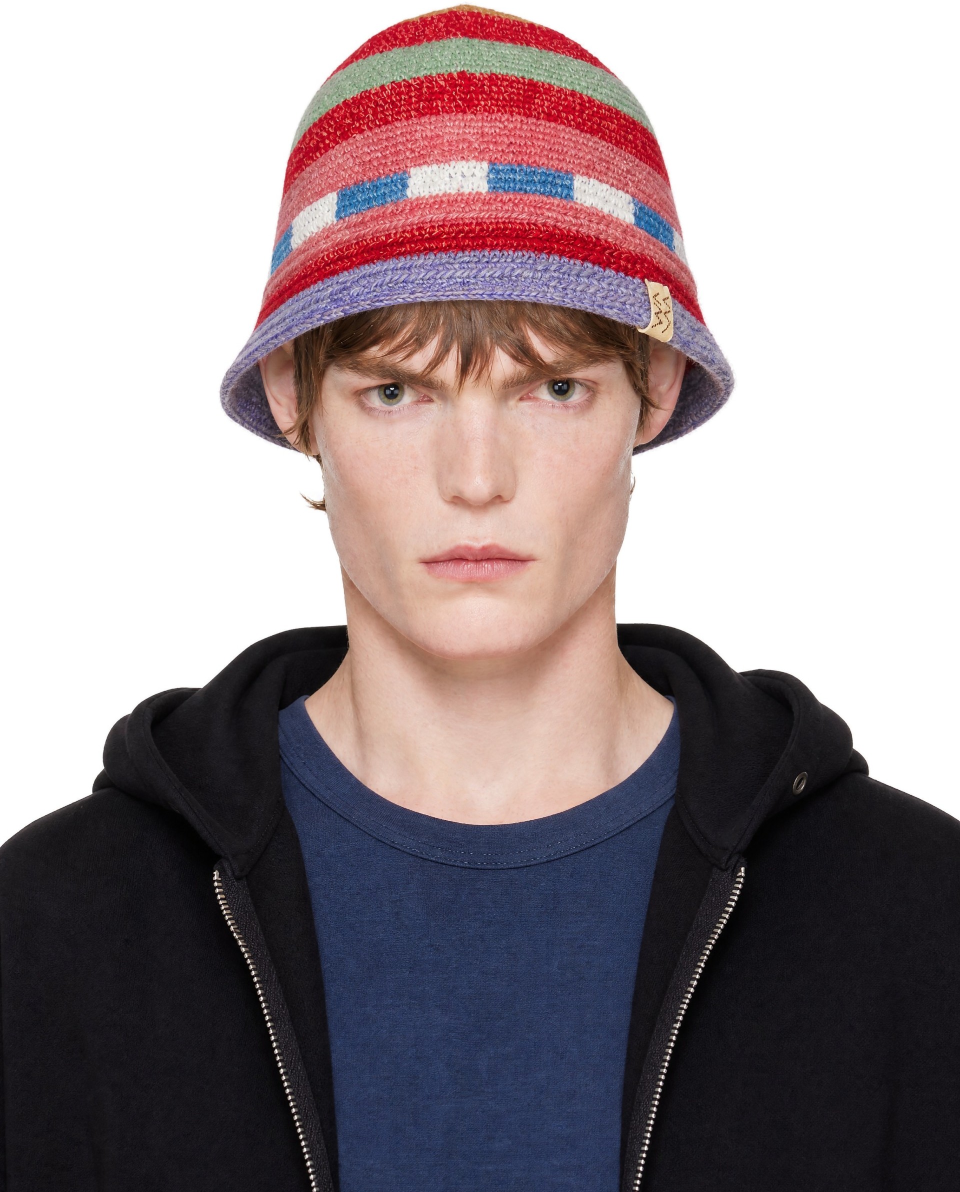 visvim - Chapeau Meda rouge en crochet