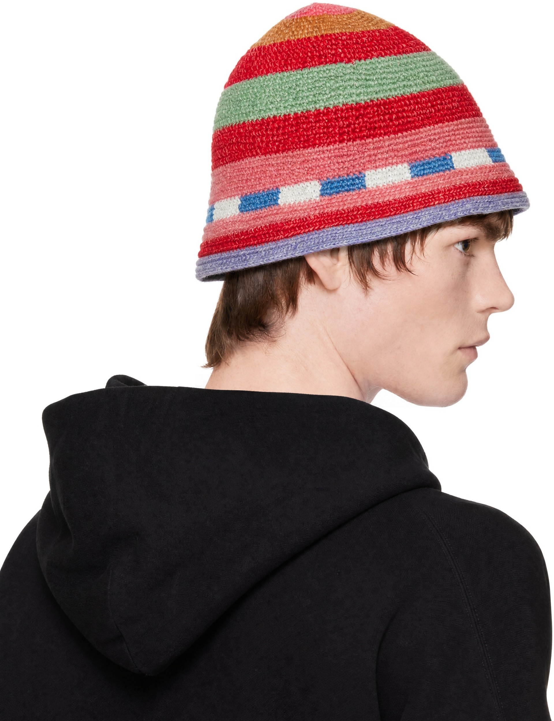 visvim - Red Meda Crochet Knit Hat