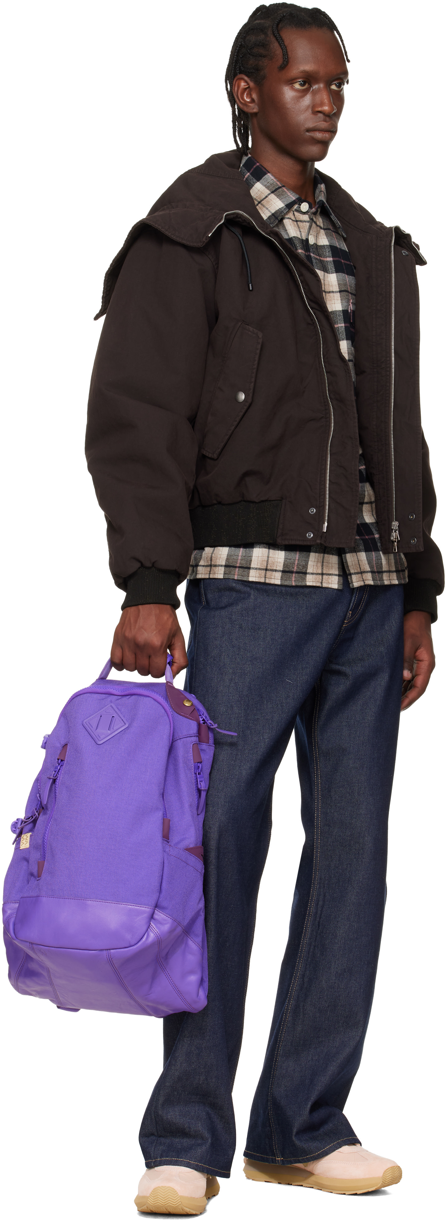 visvim: Purple Cordura 20L Backpack | SSENSE Bahrain