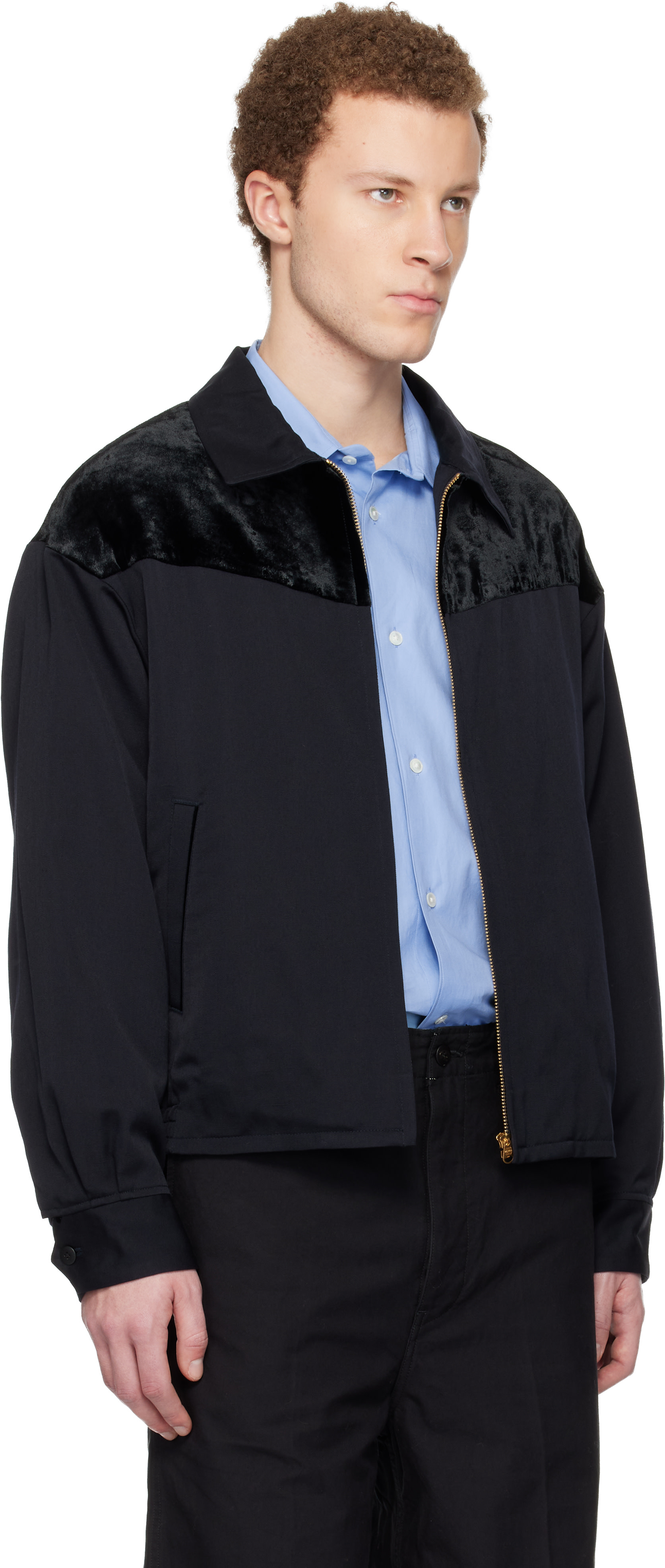 visvim - Navy Mayfield Swing Jacket