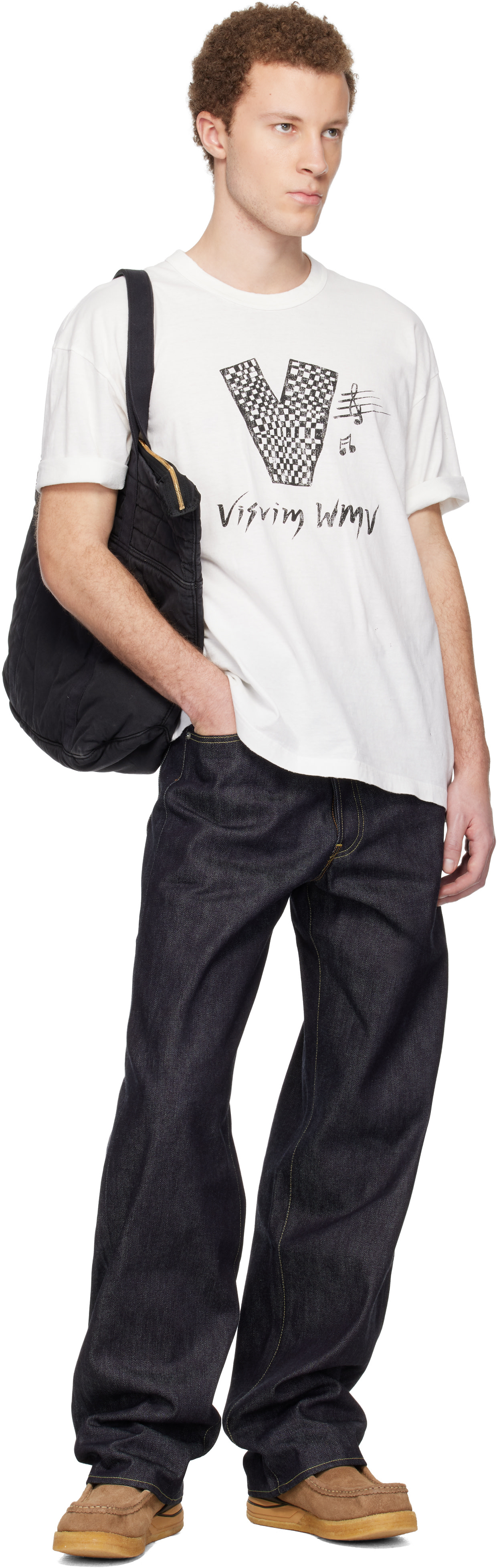 visvim: ネイビー Social Sculpture 01 Ex WD Unwashed ジーンズ