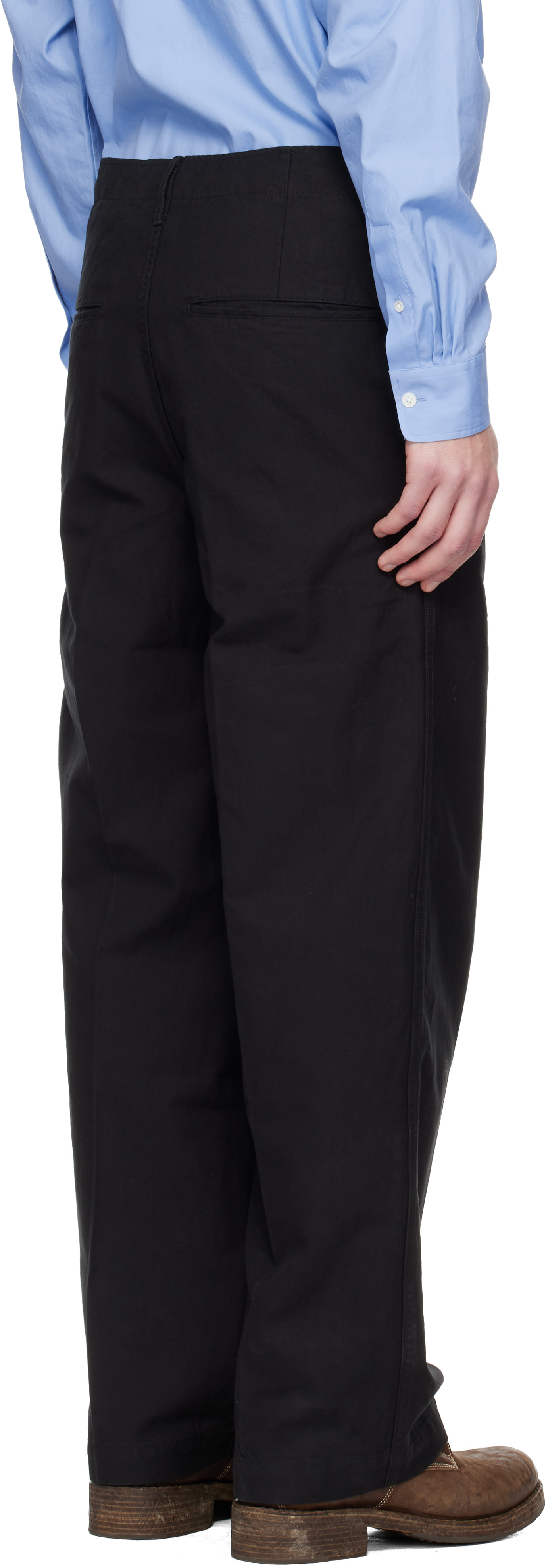 visvim - Pantalon chino ample Ex noir