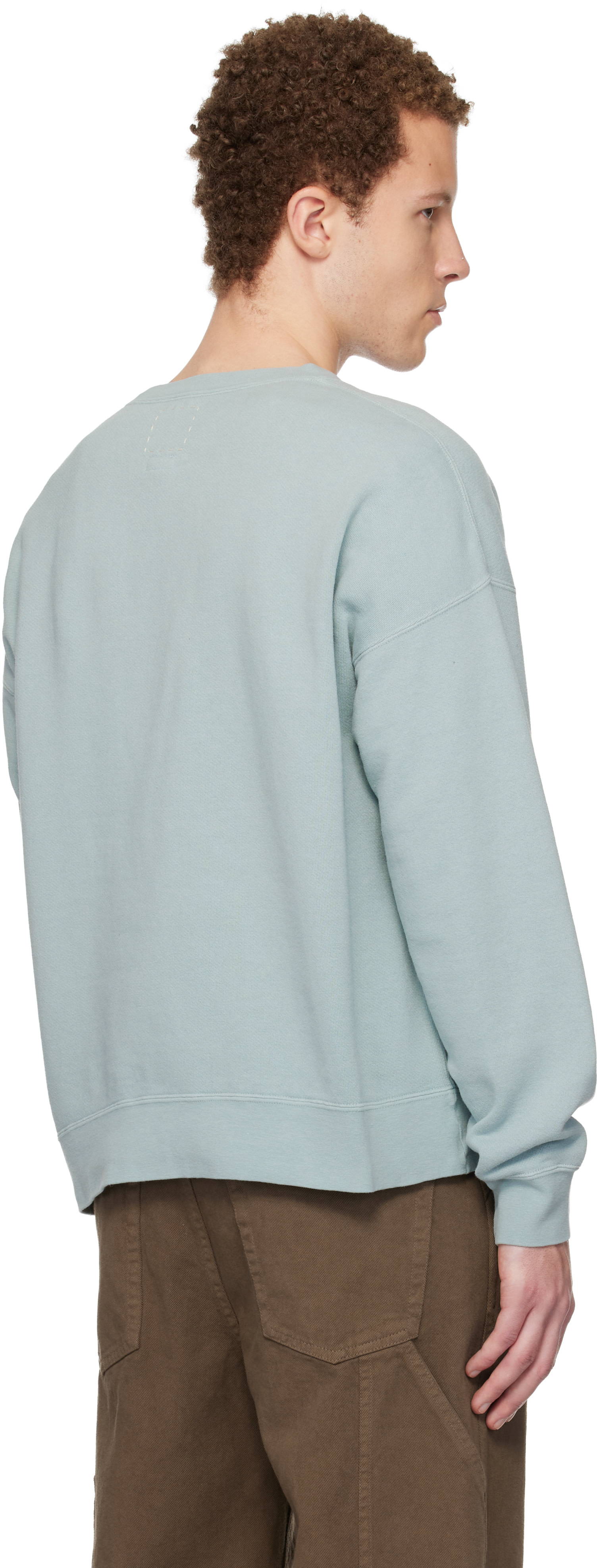 visvim - Pull molletonné surdimensionné vert
