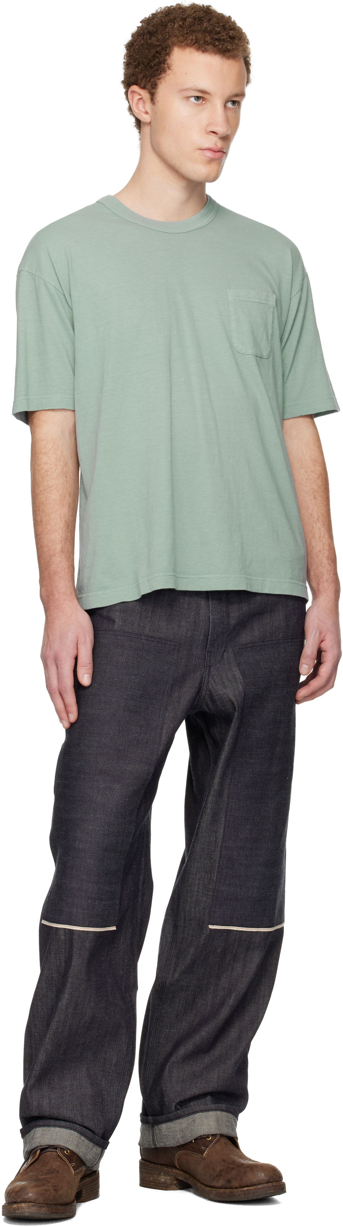 visvim - T-shirt surdimensionné vert