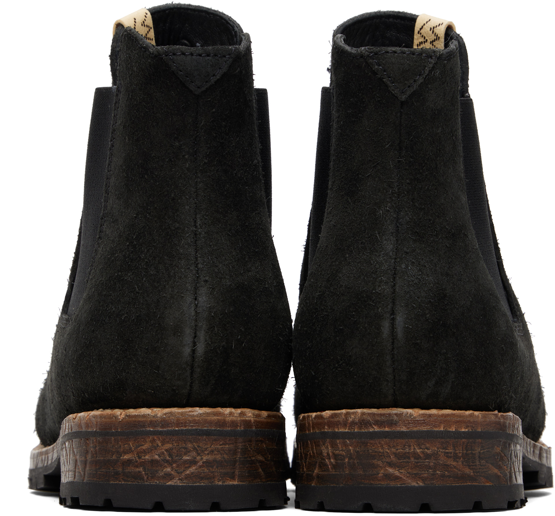 visvim - 블랙 고너그라트 미드 포크 첼시 부츠