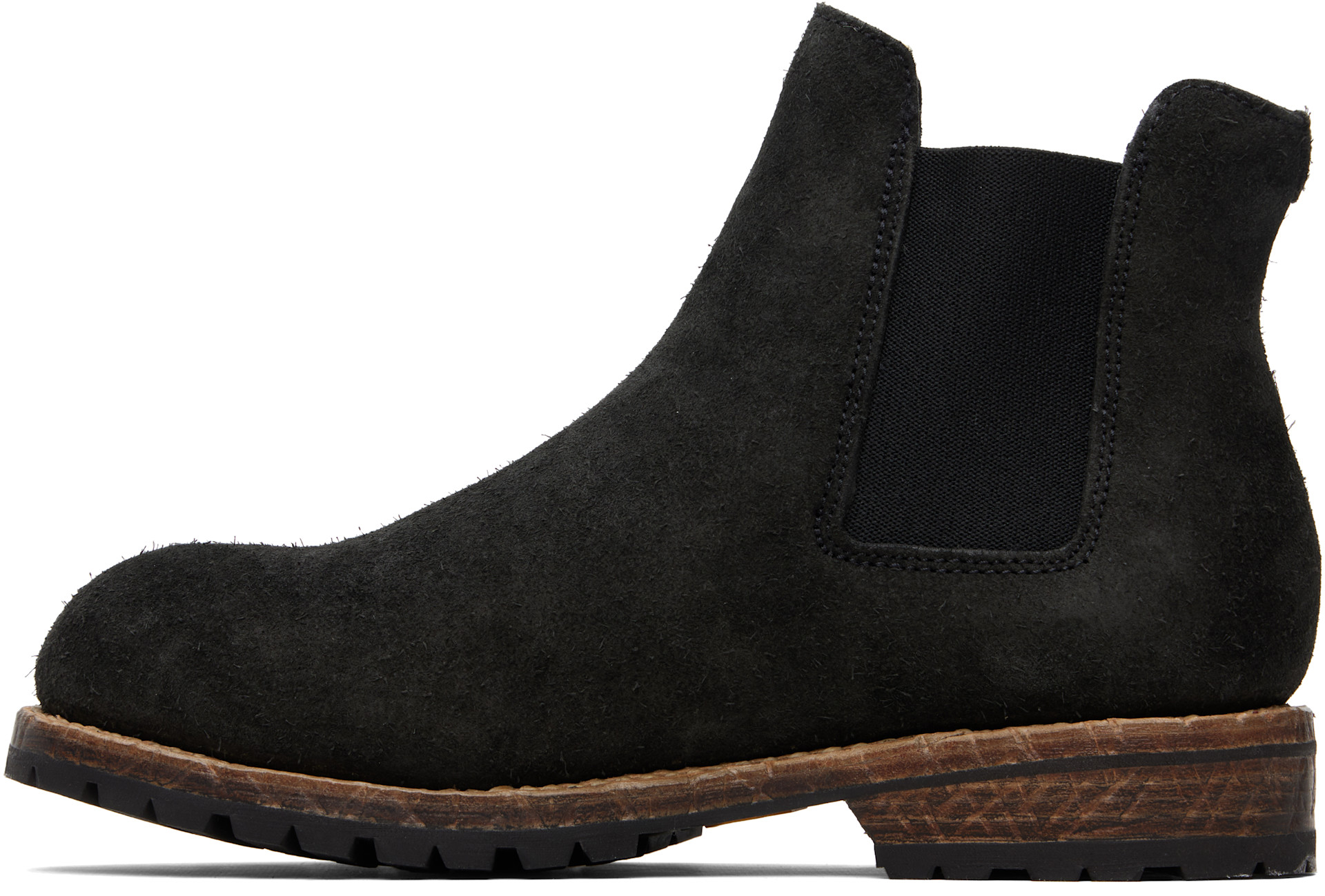 visvim - 블랙 고너그라트 미드 포크 첼시 부츠