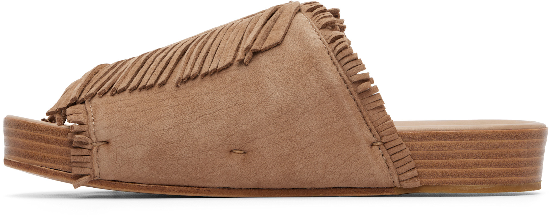 靴 visvim CHRIST SHAMAN-FOLK sizeM visvim: Beige Christo Shaman-Folk Sandals | SSENSE
