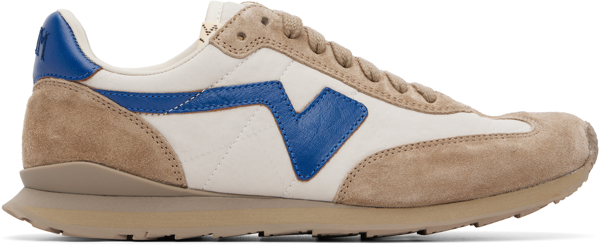 visvim - Baskets de courses FKT gris et beige