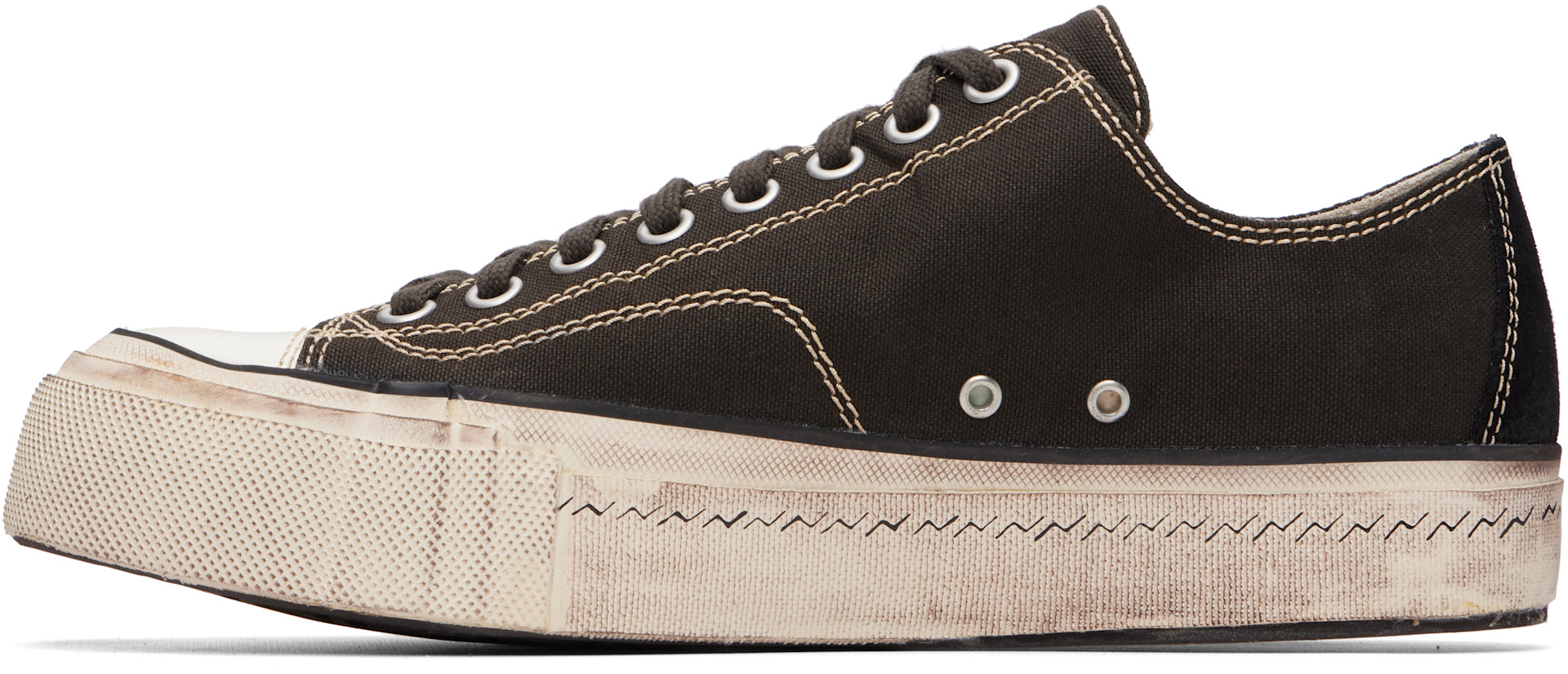visvim - Baskets basses Skagway G.Patten grises