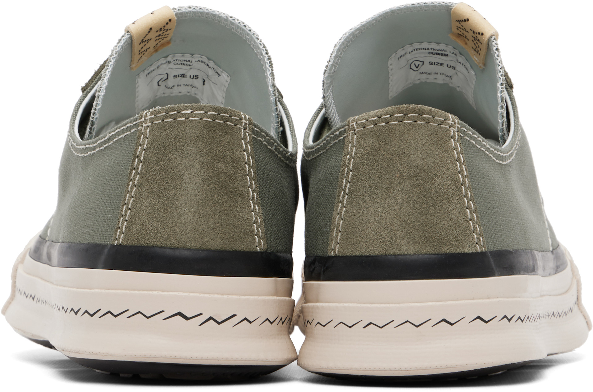 visvim - Baskets basses Nolan kaki