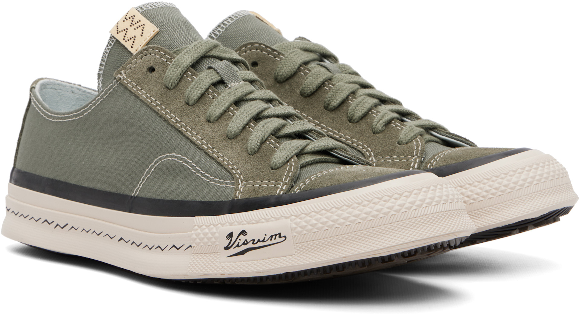 visvim - Baskets basses Nolan kaki