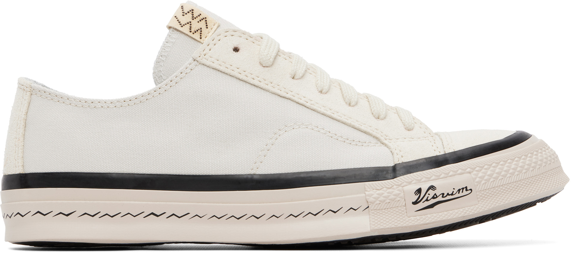visvim - Baskets basses Nolan blanches