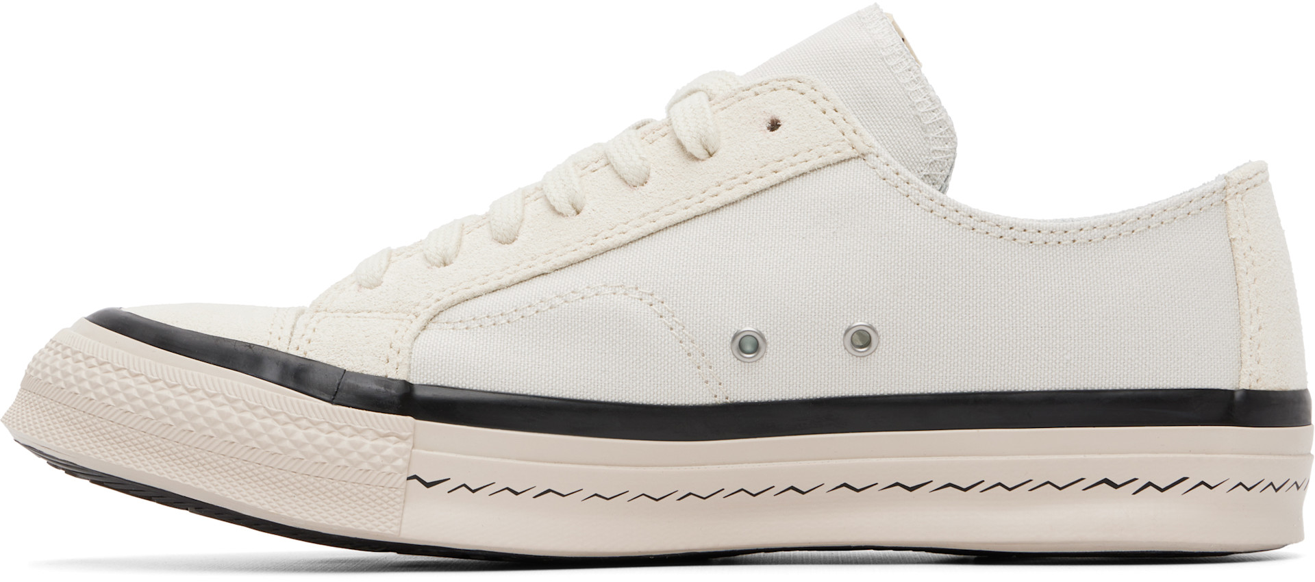 visvim - Baskets basses Nolan blanches