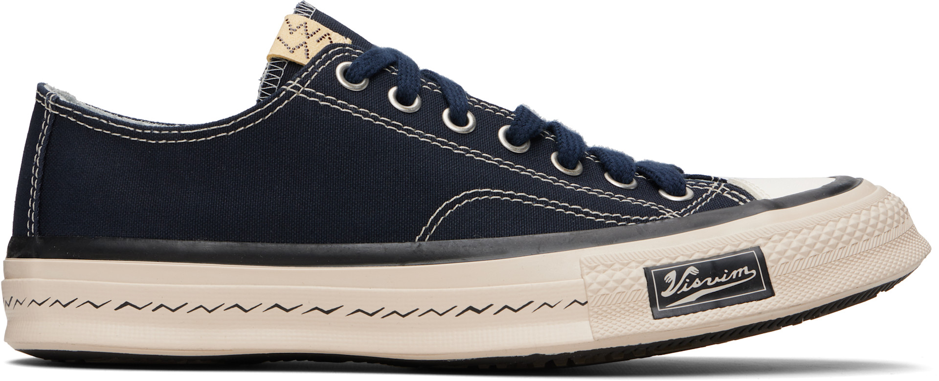 visvim - Baskets basses Skagway bleu marine