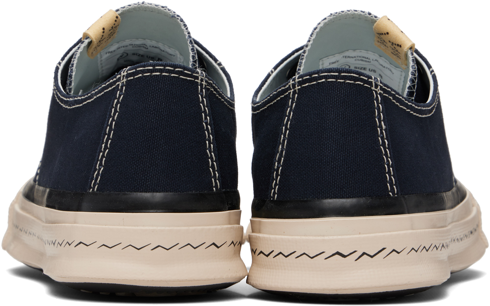 visvim - Baskets basses Skagway bleu marine