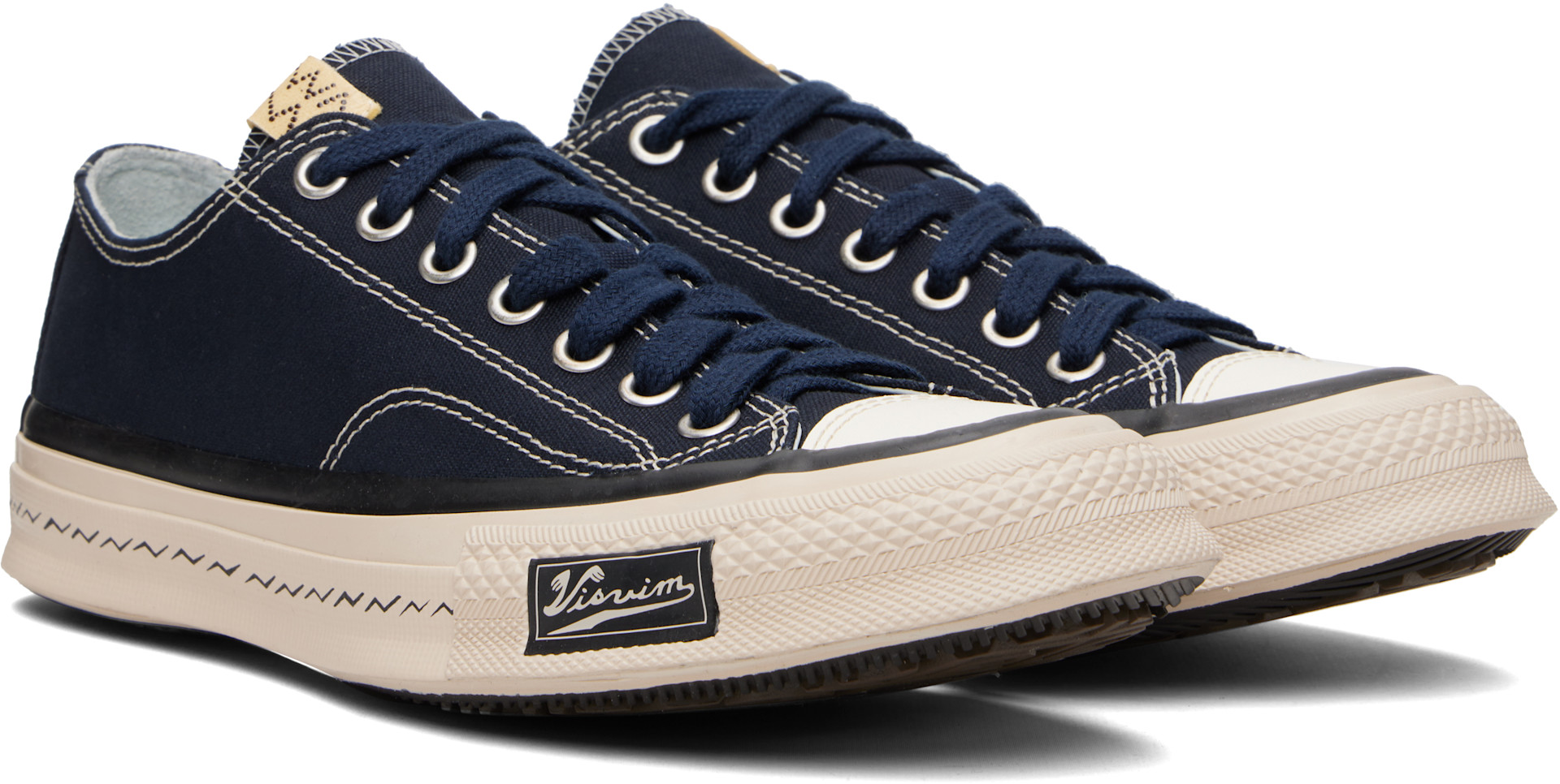 visvim - Baskets basses Skagway bleu marine