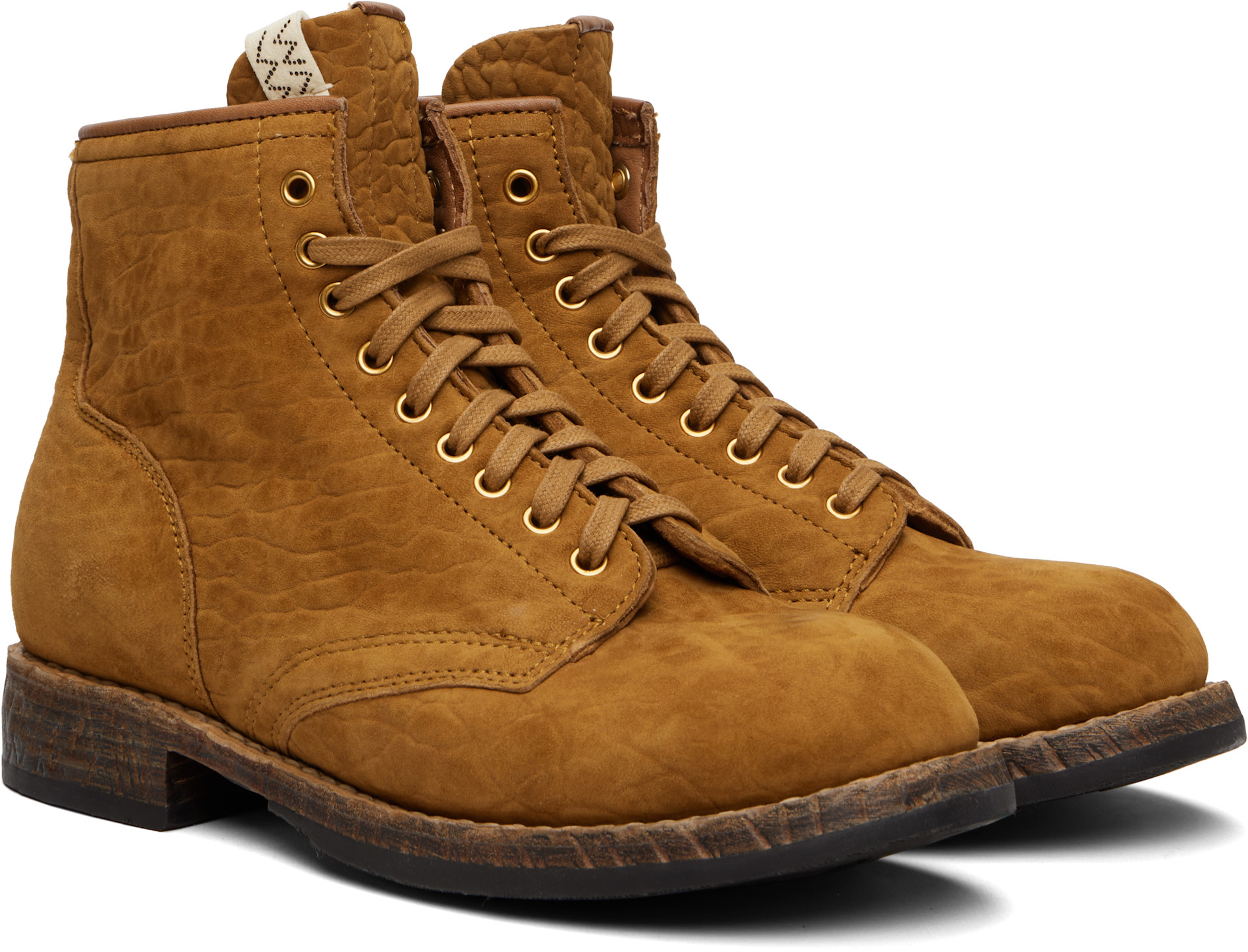 visvim - Tan Brigadier Mid-Folk Boots