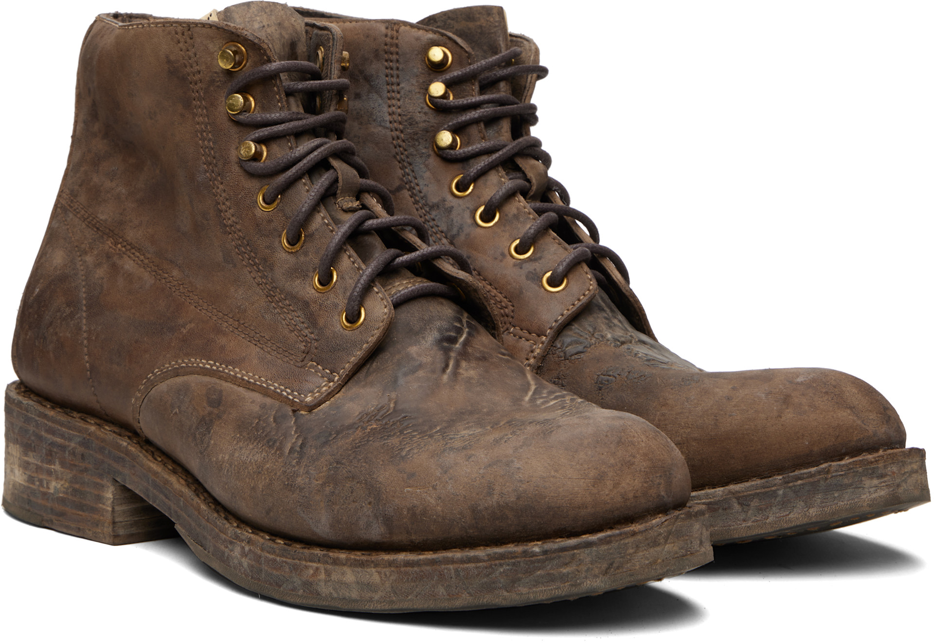 visvim - Bottes Virgil Folk brunes