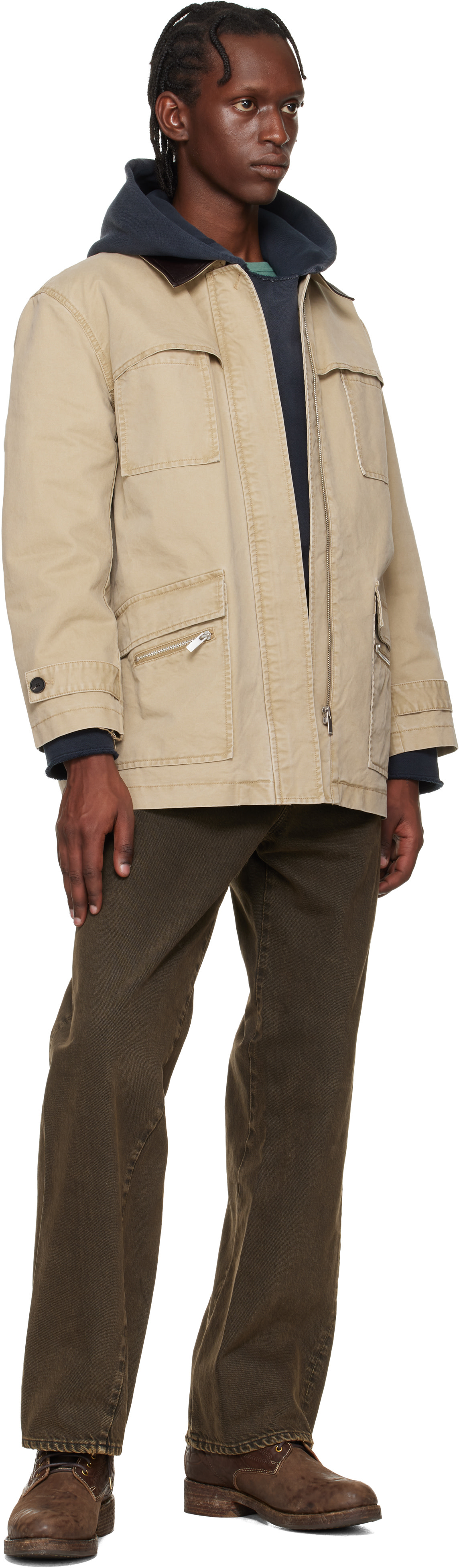 visvim - 브라운 버질 포크 부츠