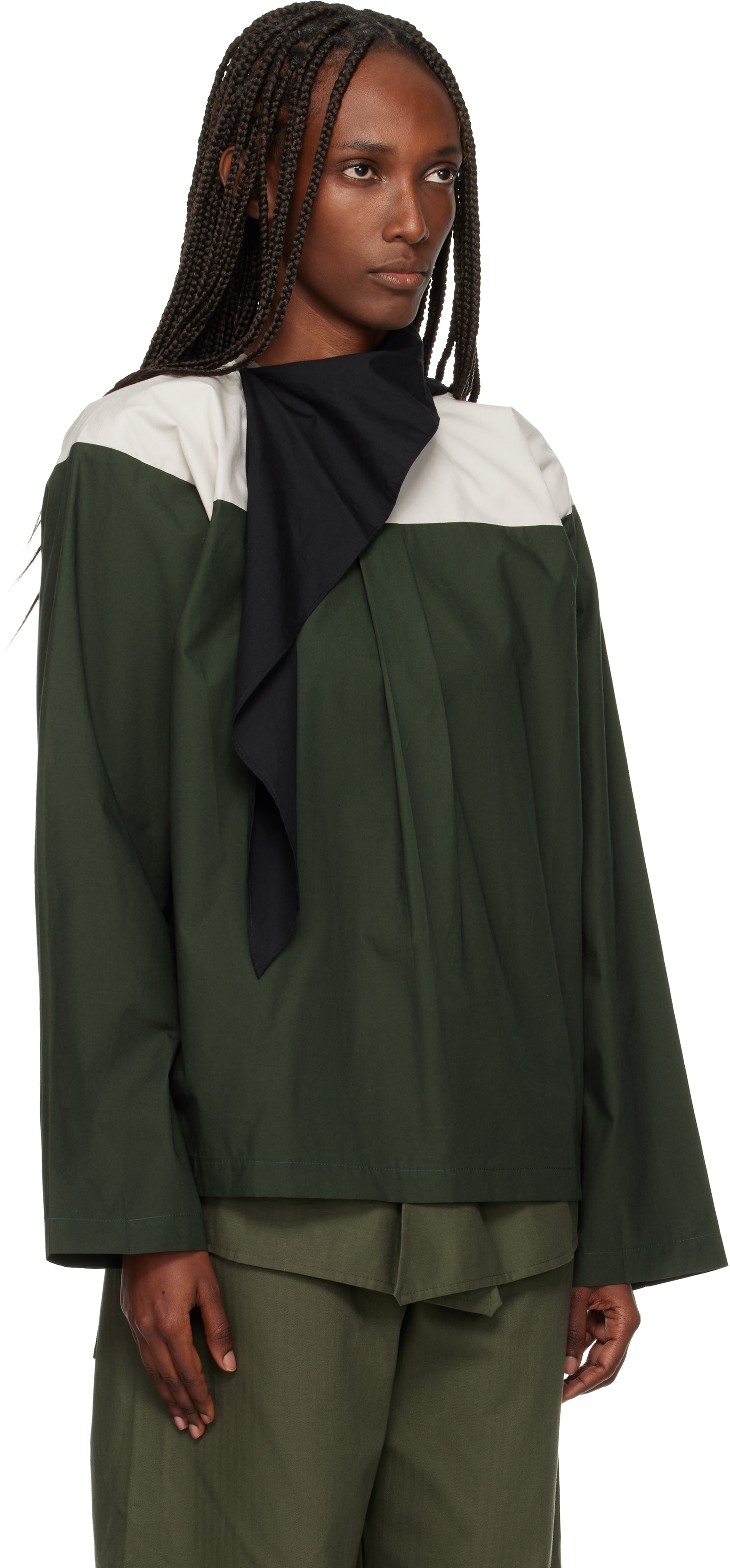 SC103 - Chemisier Compass vert