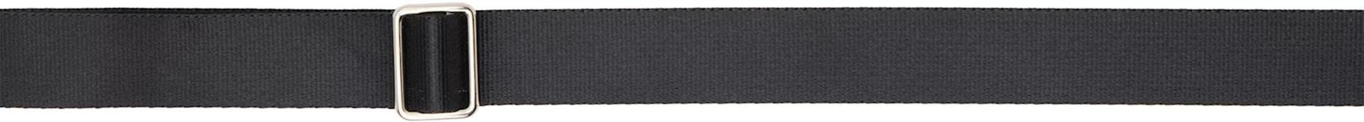 Toga Pulla: Black Nylon Buckle Belt | SSENSE