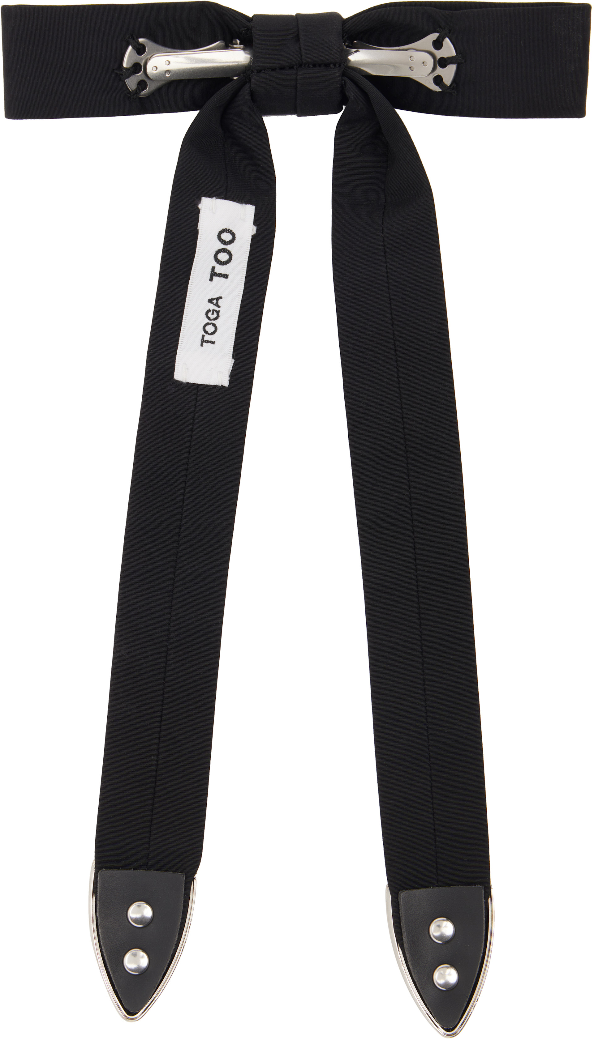 ★専用★新品　TOGA ／ l ribbon tie Toga Pulla: ブラック リボン メタル ネクタイ | SSENSE 日本