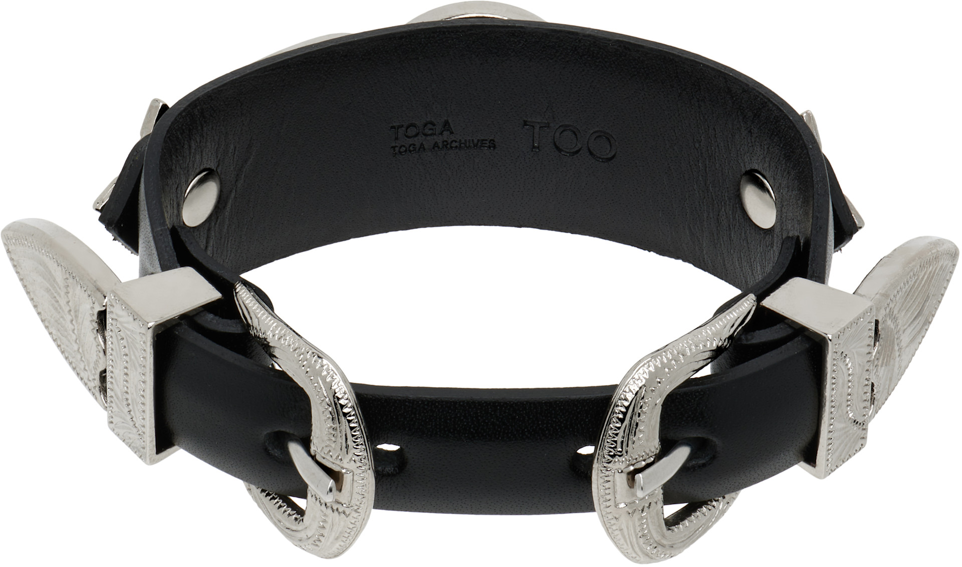 Toga Pulla - Bracelet jonc à deux boucles