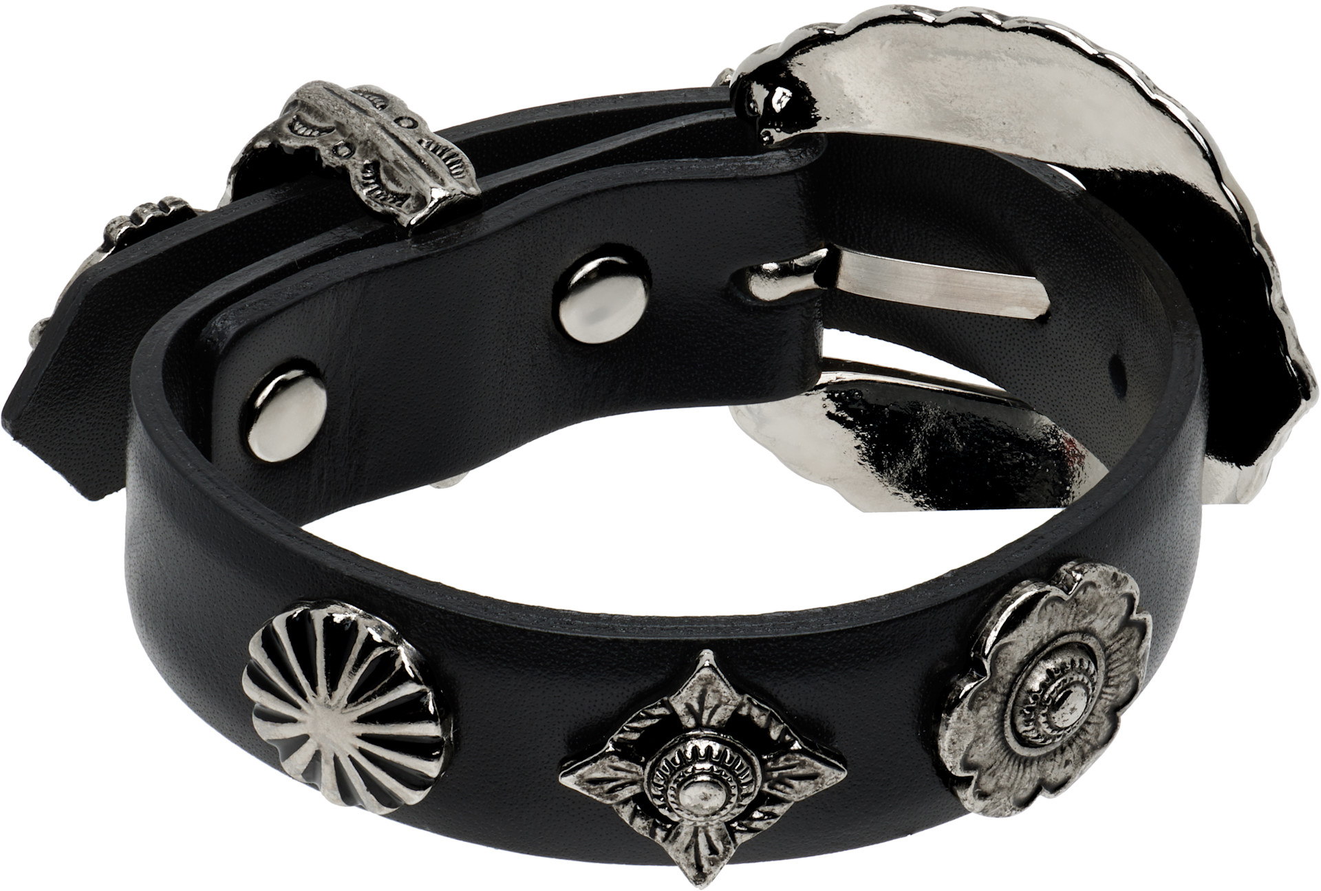 Toga Pulla - Bracelet jonc en cuir