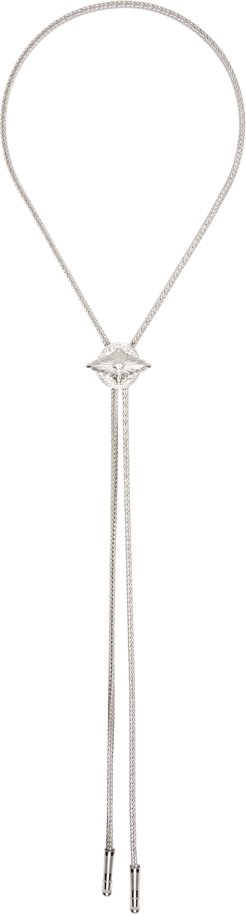 Toga Pulla: Metal Loop Tie Necklace | SSENSE