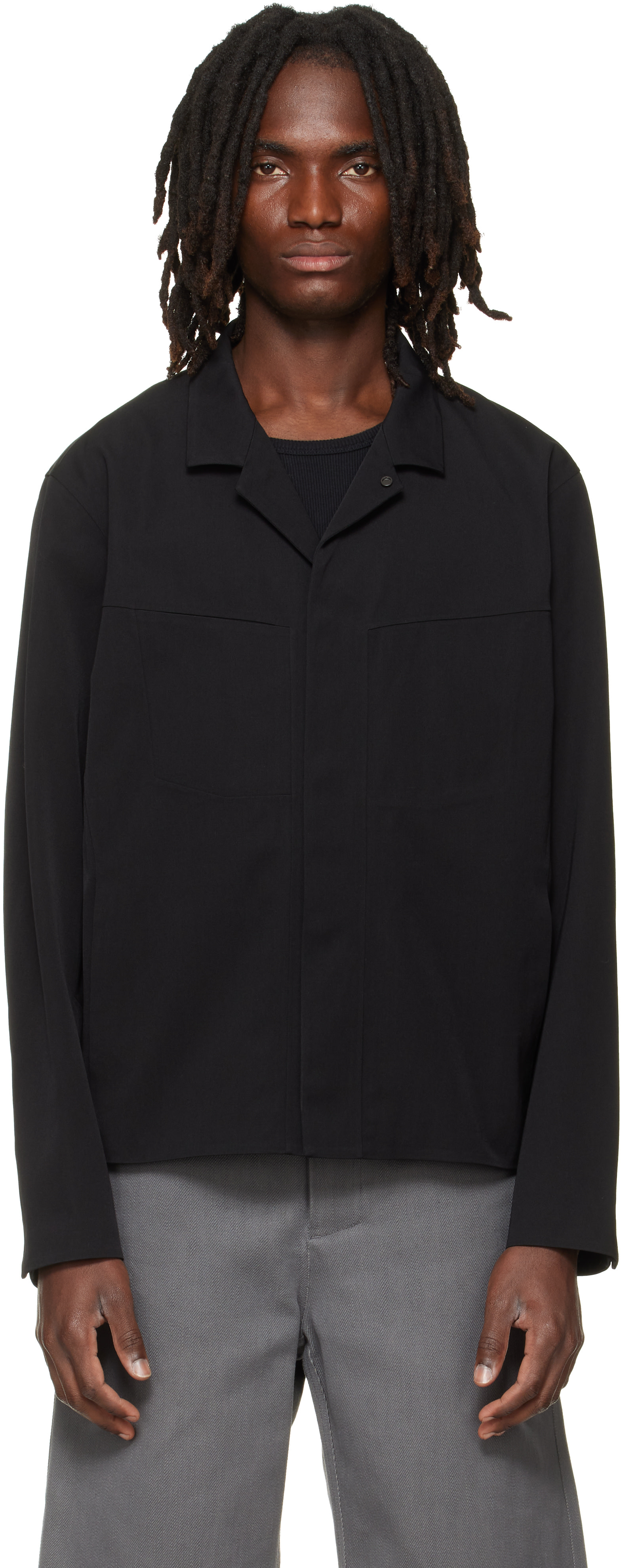 Veilance - Black Voronoi Wool Jacket
