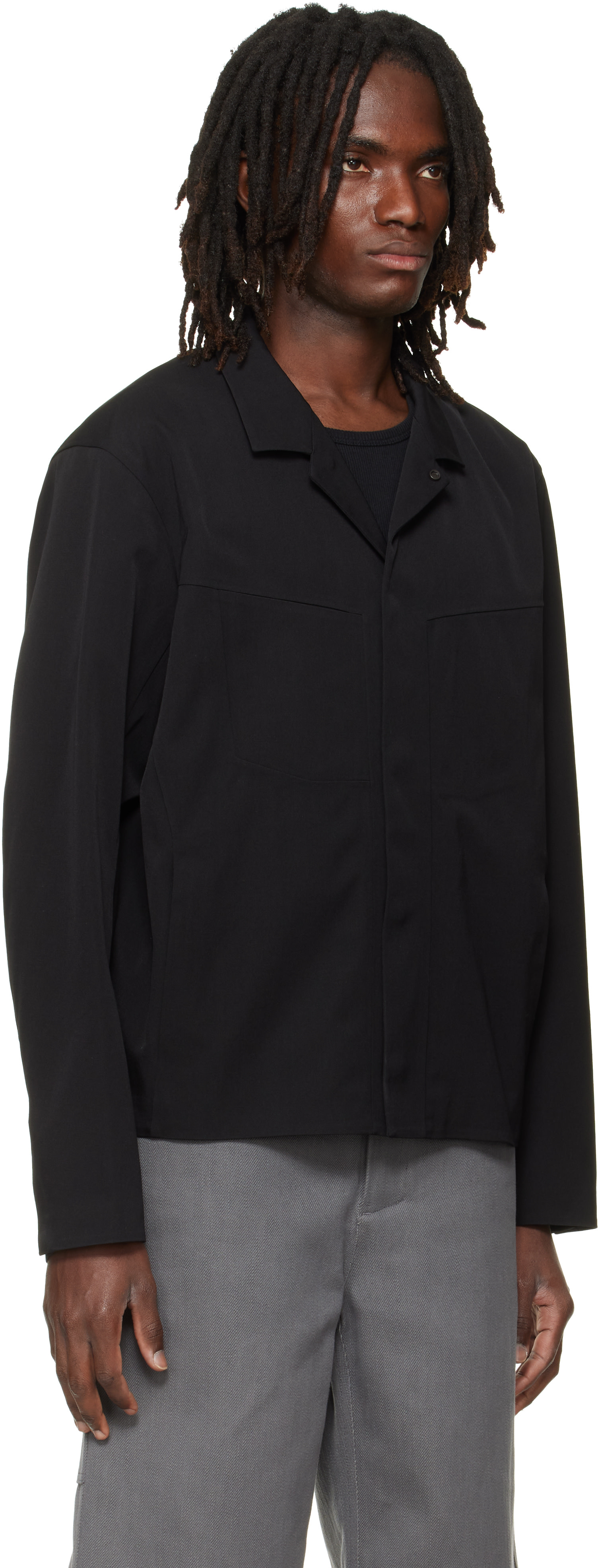 Veilance - Black Voronoi Wool Jacket