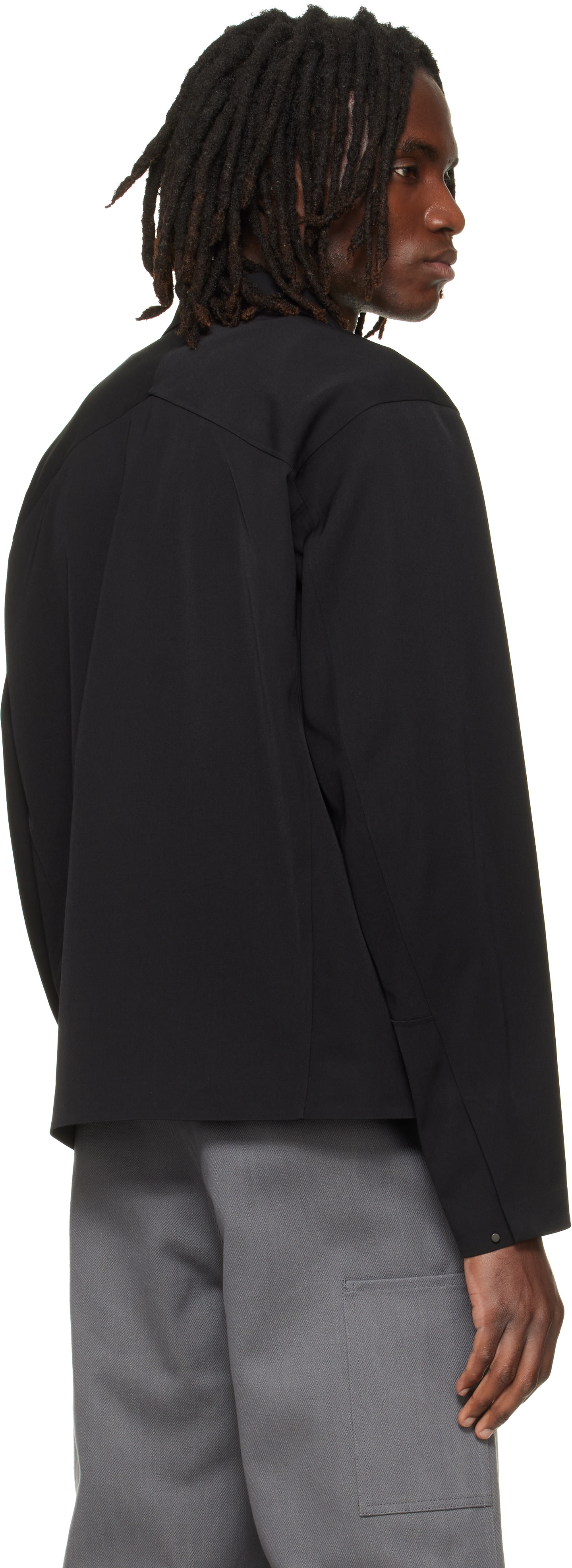 Veilance - Black Voronoi Wool Jacket