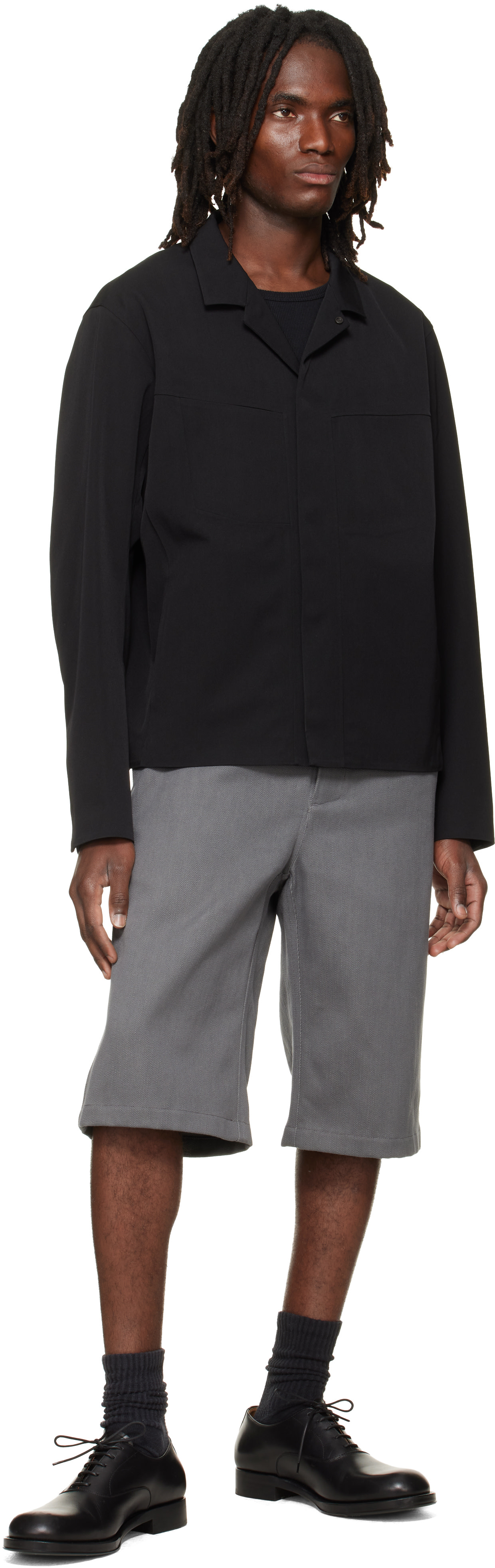 Veilance - Black Voronoi Wool Jacket