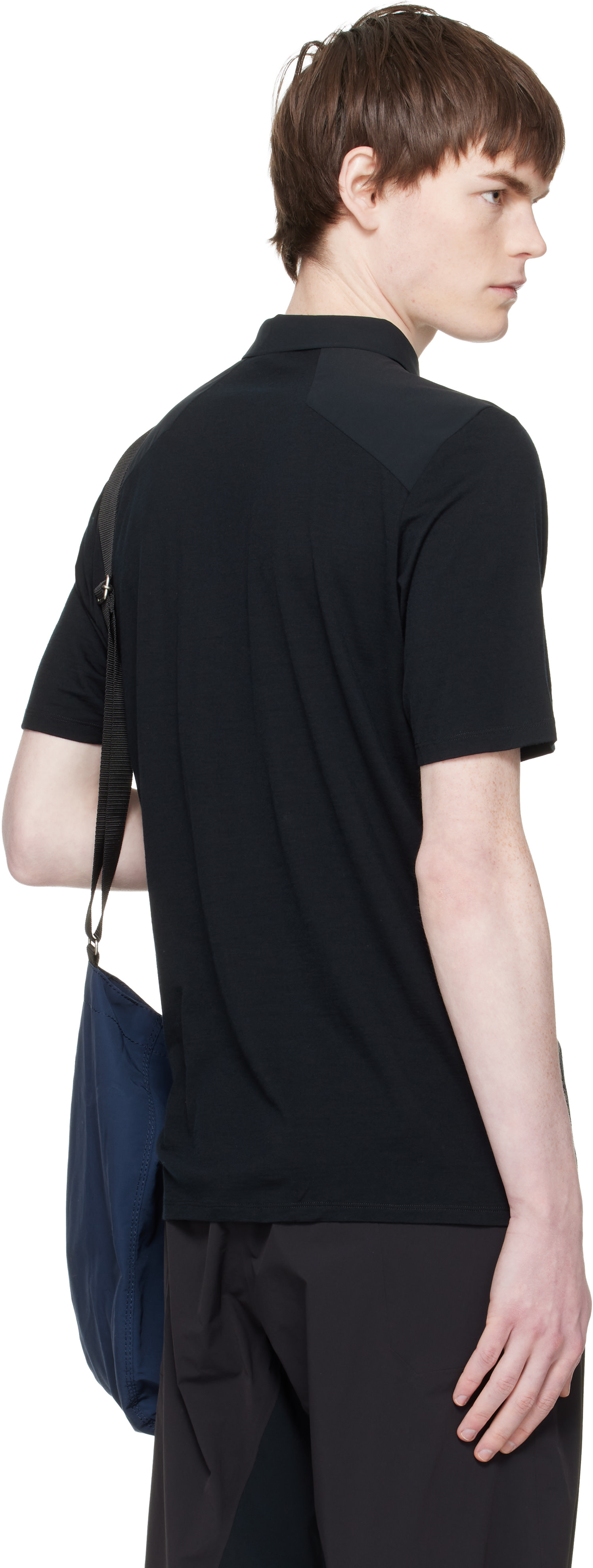 Veilance: Black Frame S/S Polo | SSENSE Canada