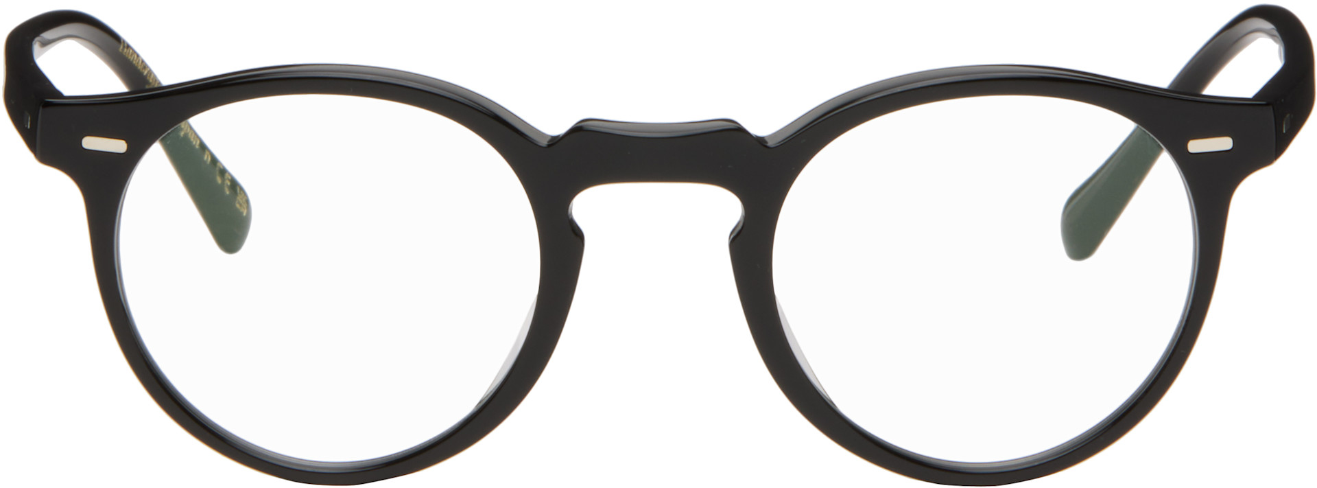 Oliver Peoples - ブラック Gregory Peck メガネ