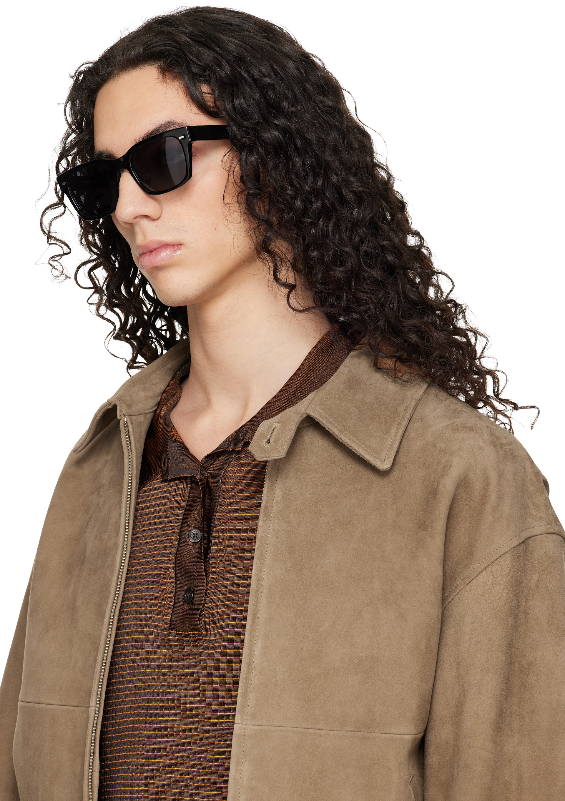 Oliver Peoples - 블랙 라이스 선글라스