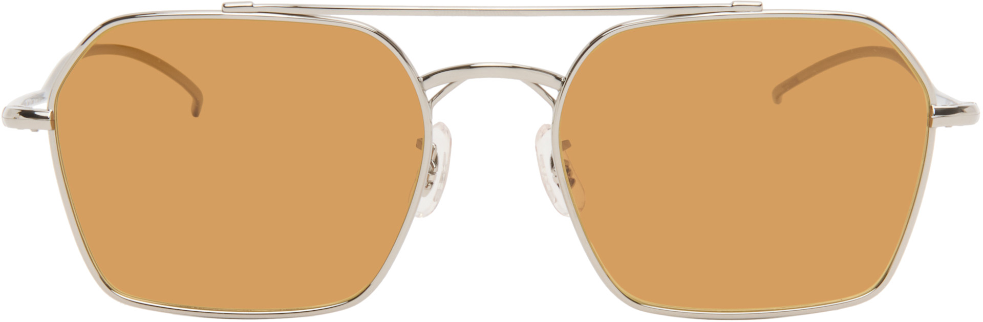 Oliver Peoples - 실버 TK-15 선글라스