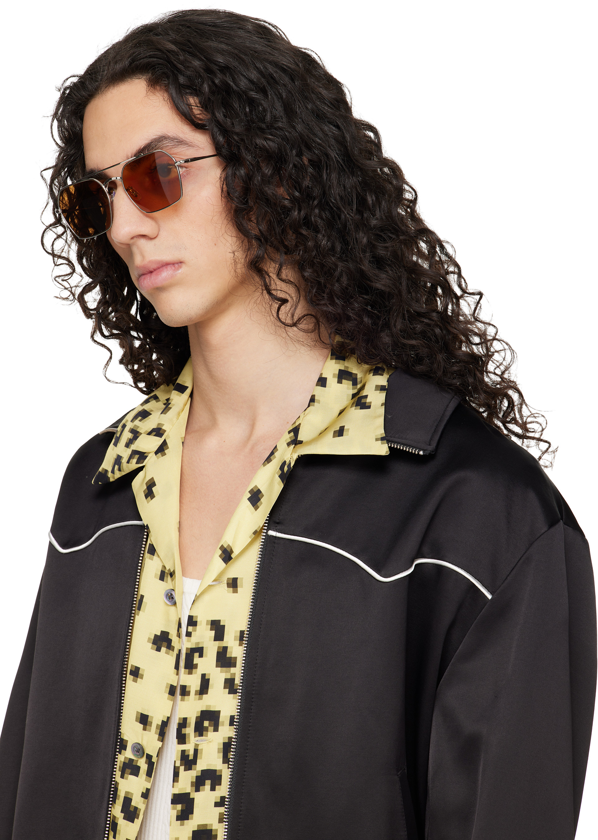 Oliver Peoples - 실버 TK-15 선글라스