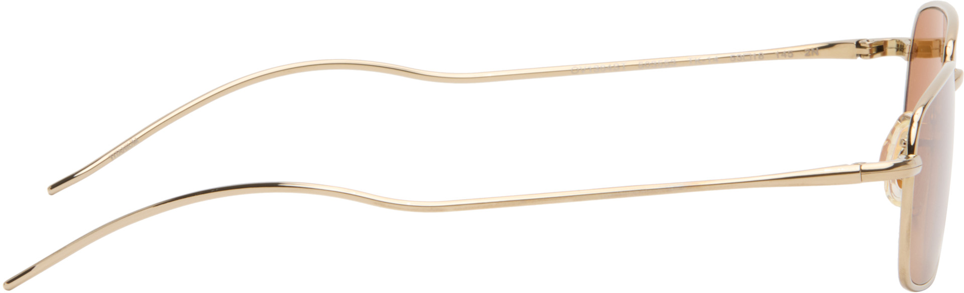 Oliver Peoples - 골드 TK-14 선글라스