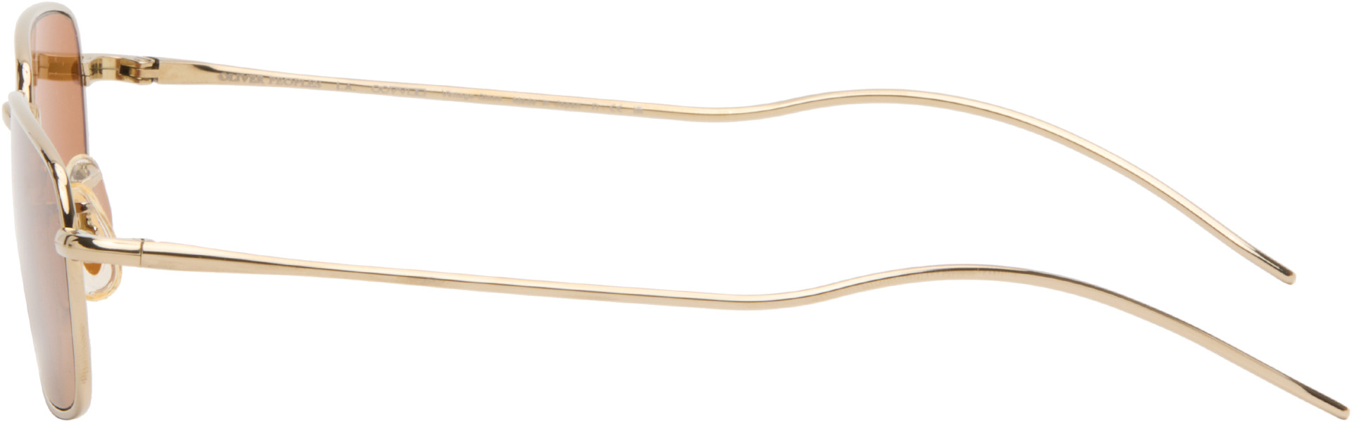 Oliver Peoples - 골드 TK-14 선글라스