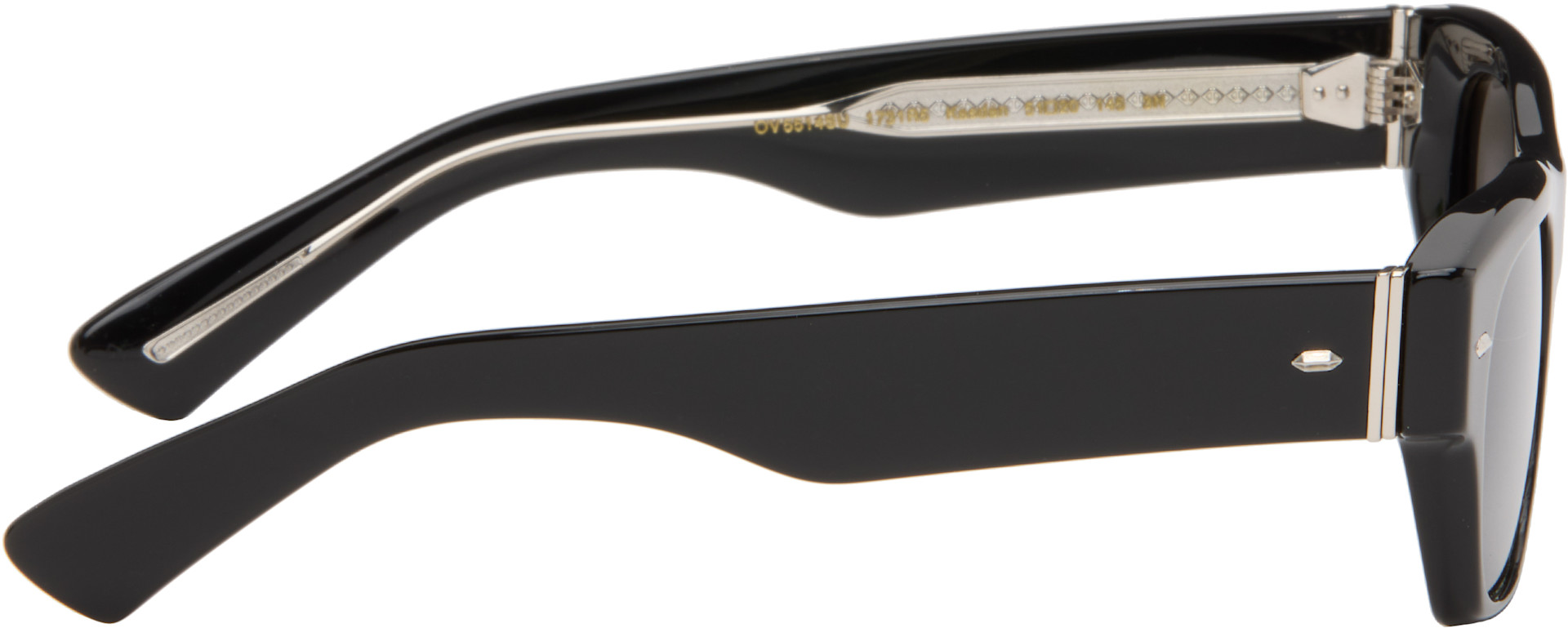 Oliver Peoples: ブラック Kasdan 18K サングラス | SSENSE 日本