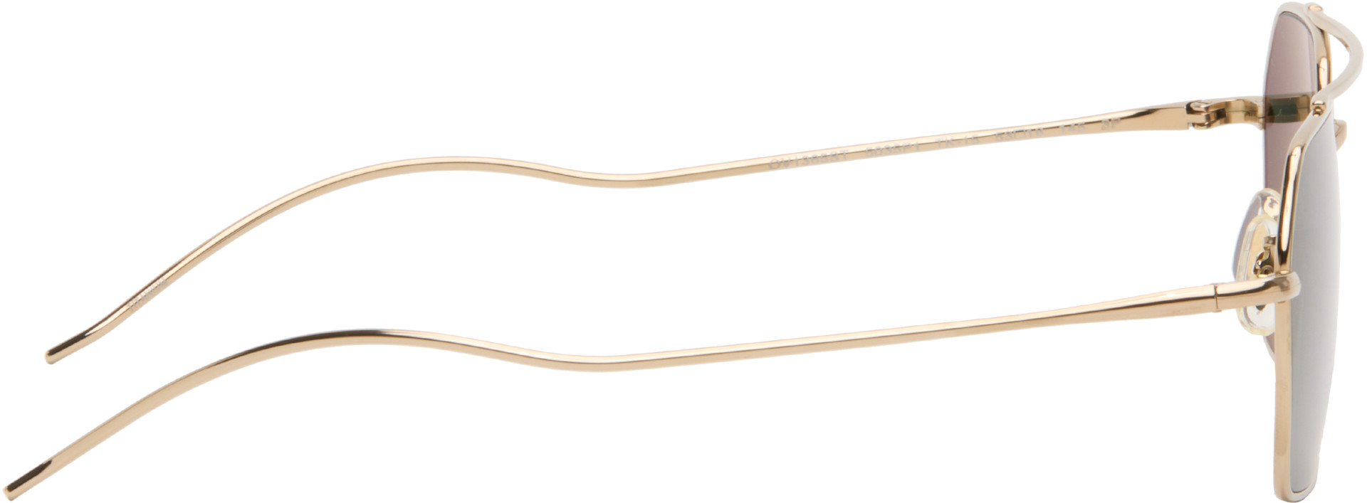 Oliver Peoples - 골드 TK-15 선글라스