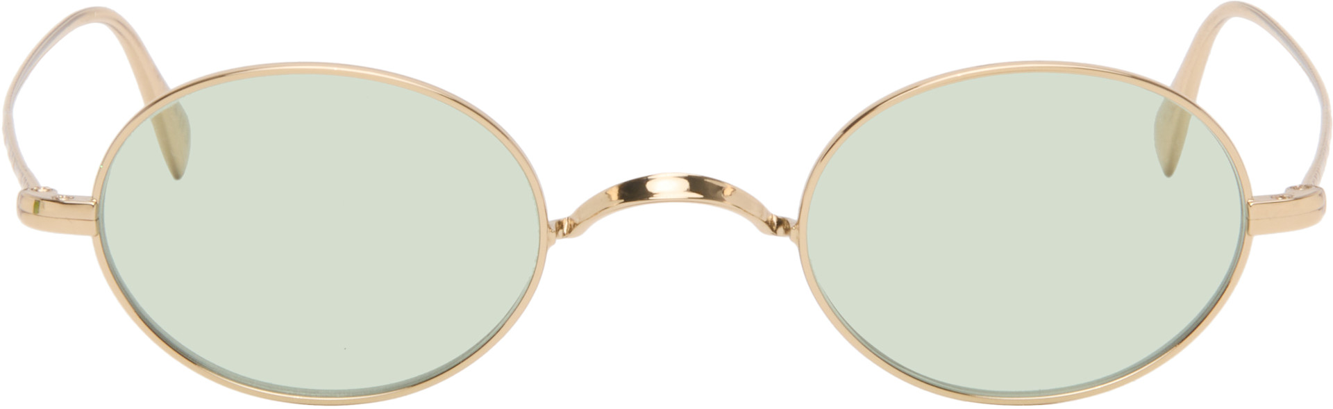 Oliver Peoples: ゴールド Calidor サングラス | SSENSE 日本